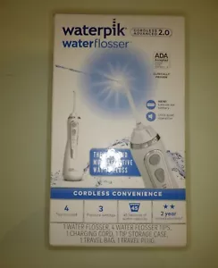 Waterpik Flosser Avanzato Senza Fili per Denti, Gengive, Apparecchi, Bianco WP-580 - Foto 1 di 6