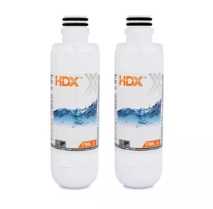 HDX Water Filter Replacement 7"x 10.75" Fits LG LT1000P FML-5 Premium (2-Pack) - Picture 1 of 3