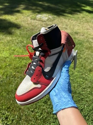 Talla 9.5 - Jordan 1 Retro OG x Off-White High Chicago AA3834-101 NUEVO Foto 1 de 4