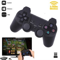 2.4G Wireless Gamepad Joystick Joypad Controller PC For PS3 TV Box Game Remote