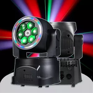 6x15W RGBW LED Moving Head DMX512 Stage DJ Party Club Effect Lighting - Picture 1 of 13