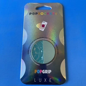 Popsockets di lusso PopGrip: supporto e supporto per telefono - GLAM INTARSIO ACETATO ACQUA - Foto 1 di 5