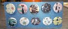 mid century poodle cat atomic I set of ten 1" pinback buttons    NEW