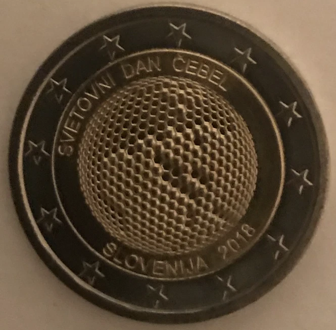 SLOVENIE 2018 UNC 2 EURO Journée des Abeilles - Photo 1/1