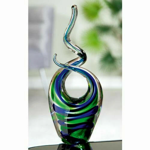 Casablanca Design Glasart Skulptur "Swirl" 39864 Style Modern ART Geschenk - Bild 1 von 1