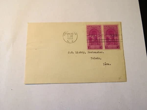 SCOTT #854 1939 WASHINGTON INAUGURATION ISSUE  FIRST DAY COVER - Picture 1 of 1