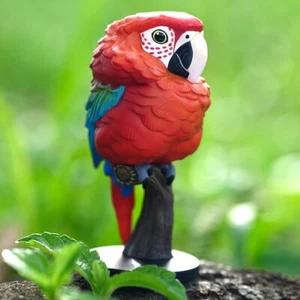 Animal Heavenly Body Green-winged Macaw Ara chloropterus Parrot Statue - Picture 1 of 4