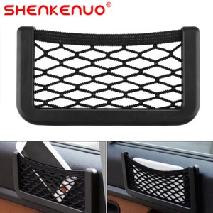 2x Large Elastic Storage Net Magazine Holder Rack Camper Van Car Seat Organiser - Picture 1 of 13