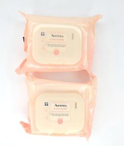 2X Aveeno Wipes Ultra Calming Makeup Removing Wipes Sensitive Skin 🔹️25 Ct Each