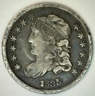 1835 CAPPED BUST SILVER HALF DIME COIN 1/2 DIME VF 5C SILVER US TYPE FINE 1835 CAPPED BUST SILVER HALF DIME COIN 1/2 DIME VF 5C SILVER US TYPE FINE