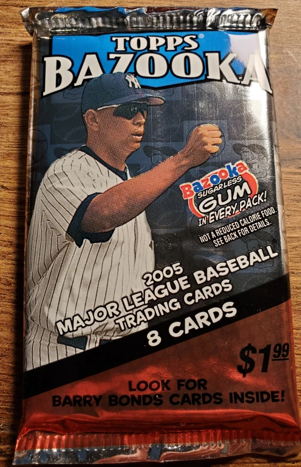 2005 Topps Bazooka Baseball packs 8 cards - Image 1 of 2