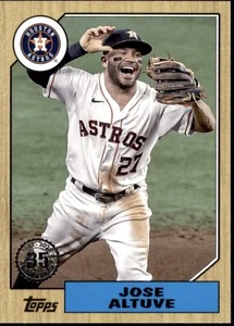 2022 Series 2 1987 Topps Baseball #87TB-6 Jose Altuve - Houston Astros - Picture 1 of 1