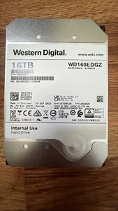 OPEN BOX Western Digital WD160EDGZ-11B2DA0 16TB SATA 7200 RPM HDD 3.5 Hard Drive - Afbeelding 1 van 2