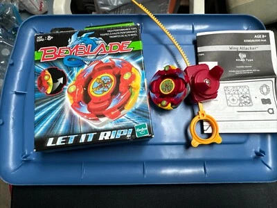 Hasbro Takara BBA Beyblade 30 Wing Attacker 2002 de colección montado en caja Foto 1 de 4