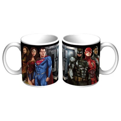 DC Comics Justice League Movie Character Coffee Mug Cup Work Fathers Day Gift - image 1 of 4