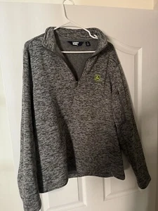 John Deere Quarter Zip Fleece - Picture 1 of 3