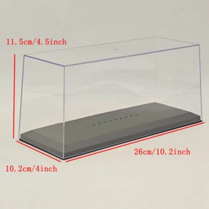 26cm Acrylic Boxes Display Case Stand Box Transparent for 1:24 Diecast Car Model - Picture 1 of 12