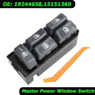 Interruptor de alimentación de ventana 15151360 para Chevrolet Suburban Silverado GMC Yukon 1995-99 Foto 1 de 4