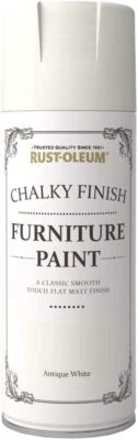 2 x Rust-Oleum Spray Paint Chalky 400ml Various Colours - Image 1 of 3
