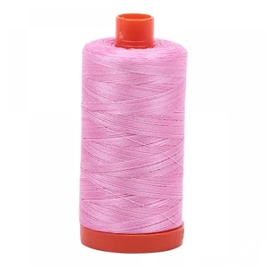 Aurifil Mako 50 wt Cotton Thread - 1422 yds - Bubblegum Variegated 3660 - Picture 1 of 1