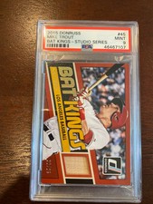 2015 Donruss Bat Kings 45 Mike Trout Studio Series [PSA 9] #/25