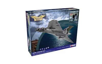 Corgi Diecast Avro Vulcan B2 XM597 'Black Buck 6' Falklands War 1982 1:72 Bri... - Image 1 of 4