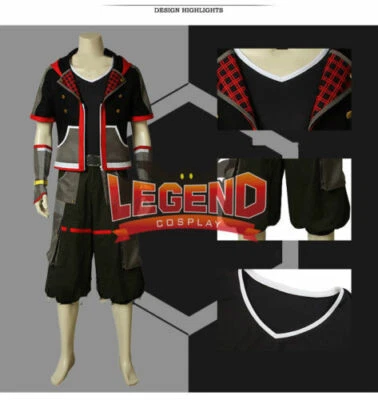 Kingdom Hearts 3 Sora Disfraz Disfraz Disfraz Adulto *g Foto 1 de 4
