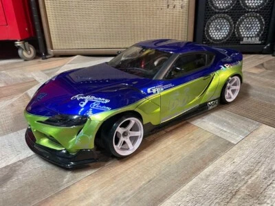 Addiction 1/10 RC Car Painted Body High grade Toyota GR Supra A90 PANDEM 260mm - Image 1 of 4