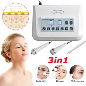 3in1 Ultraschall Gesicht Augen Haut Massage Therapie Gerät Antifalten Anti-aging - Bild 1 von 17