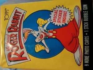 1987 Topps Roger Rabbit (Movie) Trading Card Pack - Unopened, Multiple Available - Picture 1 of 2