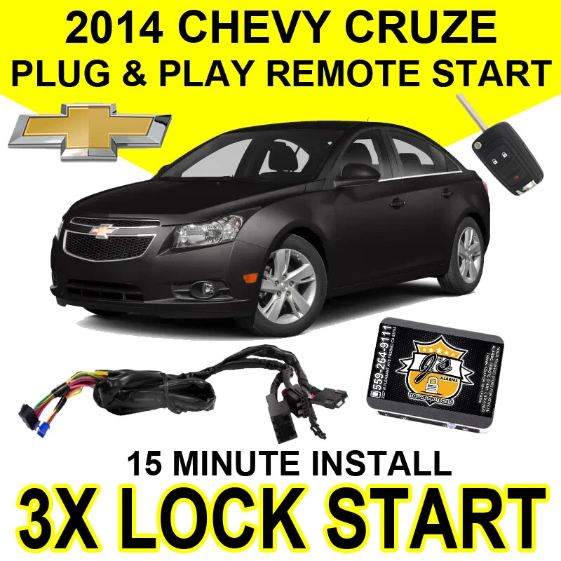 Chevy Cruze Plug & Play 2014 Js Alarms arranque remoto autoinstalación GM GM7 Foto 1 de 4