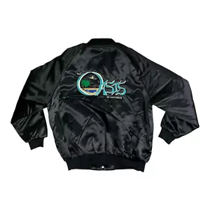 "Chaqueta De Colección The Oasis Satins Para Hombre XL Bombardero St Joe Indiana Tavern ""Ed"" - Imagen 1 de 8