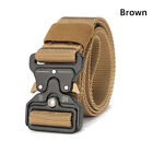 Men Quick Release Buckle Military Waistbelt Camo Army Tactical Webbing Nylon