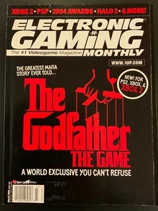 Electronic Gaming Monthly Magazine EGM #189 The Godfather Halo 2 PSP - Foto 1 di 19