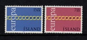 Islandia 1971 Europa, cadena MLH Sc 429-430 - Imagen 1 de 1