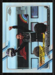 2021 Topps Chrome Formula 1 Refractors #140 Lewis Hamilton/Grand Prix Winners - Picture 1 of 2