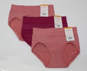 Nuovo set/3 WARNER'S senza problemi di pizzicamento muffin senza cuciture hipster magenta pesca S/5 - Foto 1 di 6