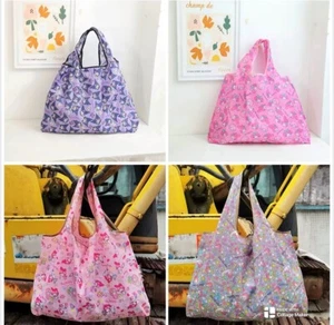 Sanrio xl re-usable foldable eco tote shopping bag My Melody Kuromi Twin Stars - Picture 1 of 5