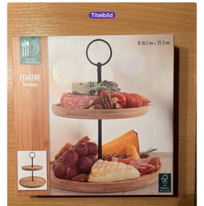 GASTRO ESSENTIALS Etagere Bamboo Neu - Bild 1 von 2