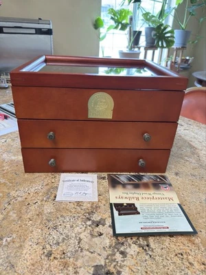 Bradford Hawthorne - Village Masterpiece Railways HO Train Wood Display Box - Image 1 of 4