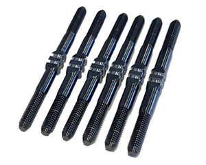 Whitz Racing HyperMax TLR 22X-4 3.5mm Titanium Turnbuckles (Black) - JConcepts - Picture 1 of 2