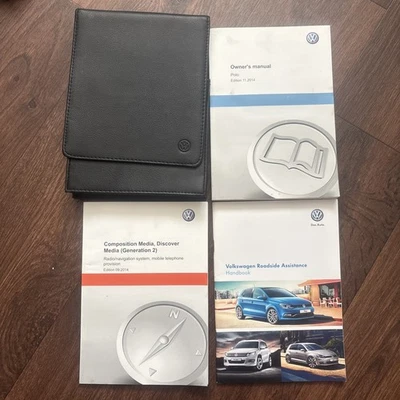 2009-2014 VOLKSWAGEN POLO OWNERS HANDBOOK MANUAL PACK & WALLET Print 2014 - Image 1 of 4
