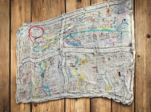 Faliero Sarti Large Scarf Modal Cashmere Blend Lightweight 70x50 Via Della Moda - Picture 1 of 4