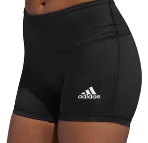 adidas Youth Techfit 4" Short Tights Sz. YS NEW AO4380 BLACK - Picture 1 of 3