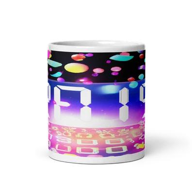 Futuristic New Year's Countdown 11oz Mug - Image 1 of 3