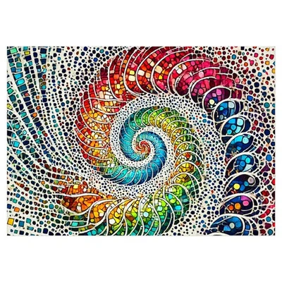 Special Series- FIBONACCI SPIRALS No. 7 Jigsaw Puzzle 2000 pieces - Image 1 of 3