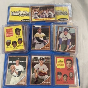 1962 Topps Baseball 35 Card Lot With Stars Willie Mays, Bunning, Mccarver RC - Picture 1 of 23