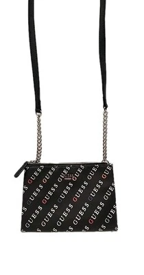 Vintage Guess Black Pantent Shoulder Bag - Image 1 of 4