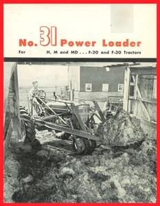 IH Farmall H M 200 300 31 Power Front End Loader Brochure w/ Grader Manure Scoop - Picture 1 of 10