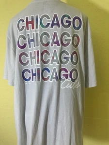 Majestic Chicago Cubs T-Shirt - Women’s Size Large Pocket Logo - Picture 1 of 8